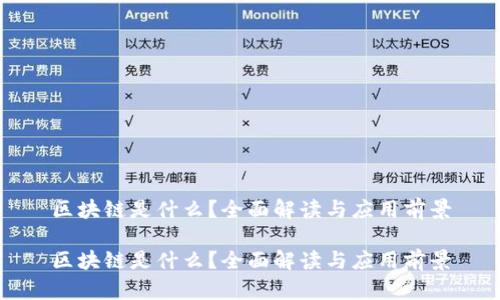 区块链是什么？全面解读与应用前景

区块链是什么？全面解读与应用前景